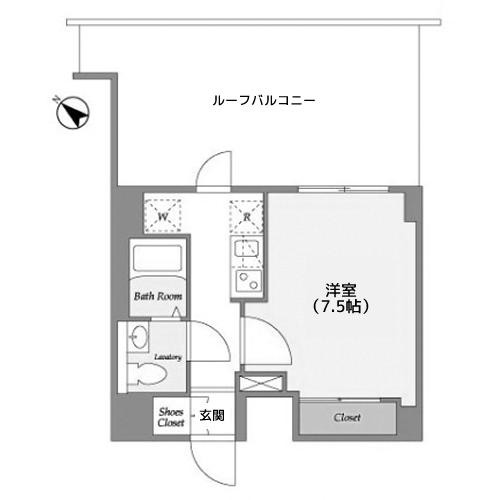 ライトテラス多摩川 - 間取り図
