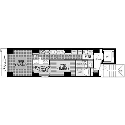LILIO小石川 - 間取り図
