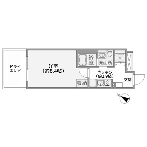 HTピア赤坂 - 間取り図
