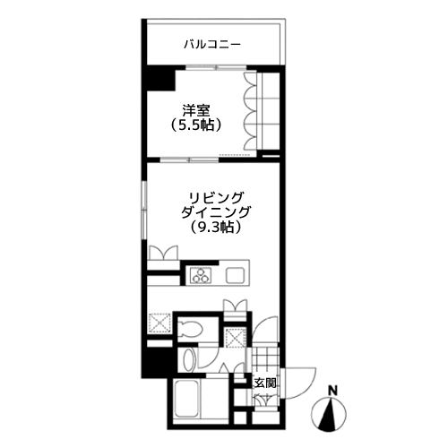 プライマル錦糸町 - 間取り図