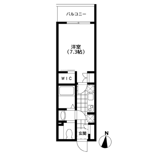 プライマル錦糸町 - 間取り図