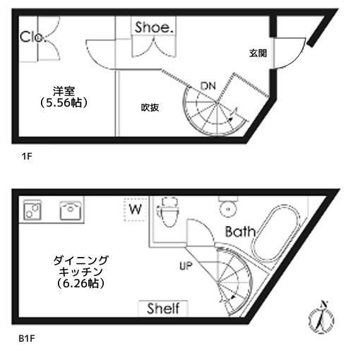 メゾンド学芸大 - 間取り図
