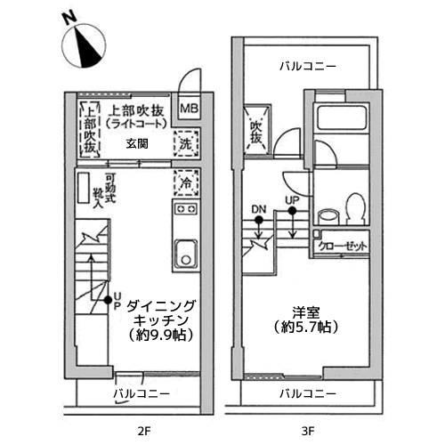 メゾンブランシュ - 間取り図
