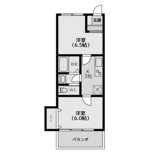 マンション雅叙苑 - 間取り図
