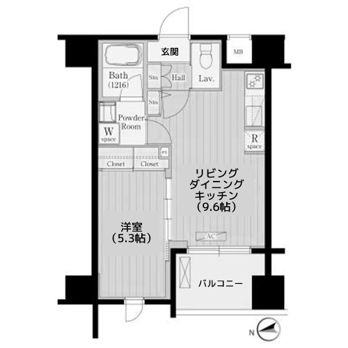 松葉 - 間取り図