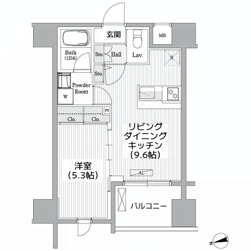 松葉 - 間取り図
