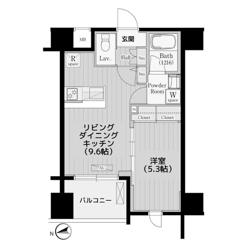 松葉 - 間取り図
