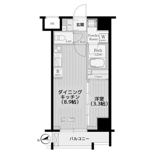 松葉 - 間取り図