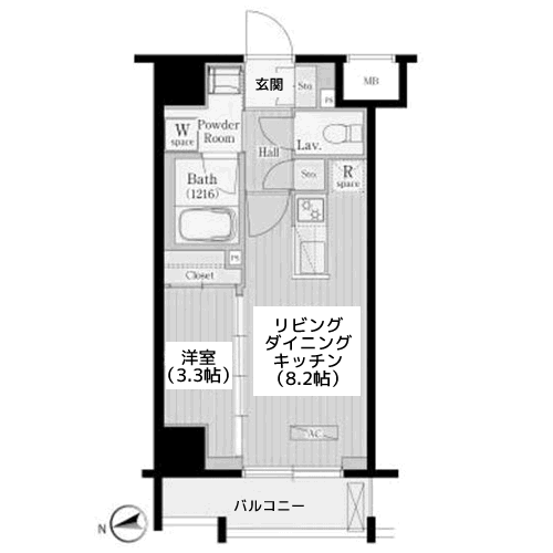 松葉 - 間取り図