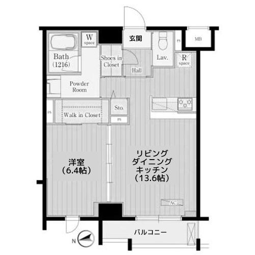松葉 - 間取り図
