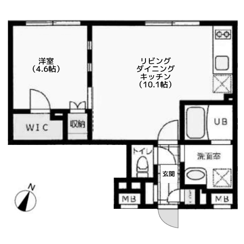 MDM駒沢大学 - 間取り図