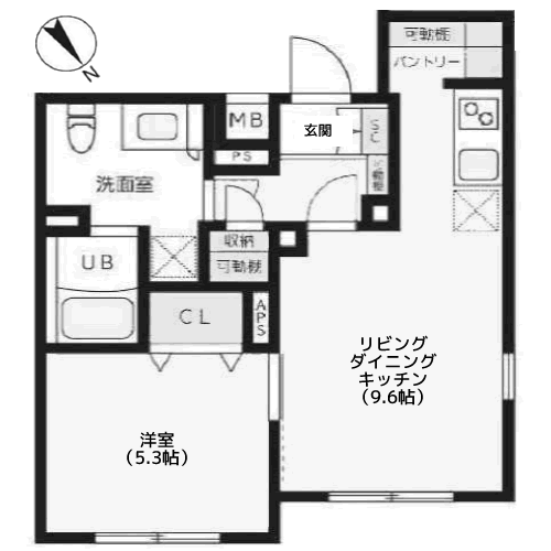 MDM千駄ヶ谷East - 間取り図