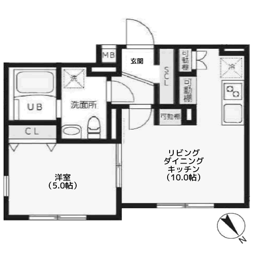 MDM千駄ヶ谷West - 間取り図