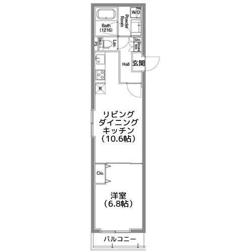メディオ月島 - 間取り図