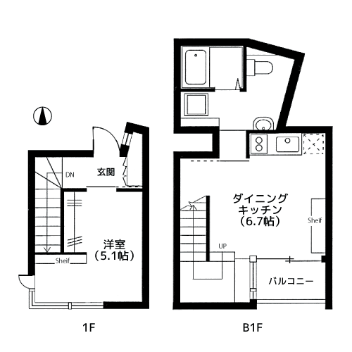 目黒パークヒルズ - 間取り図