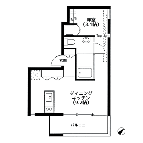 目黒パークヒルズ - 間取り図