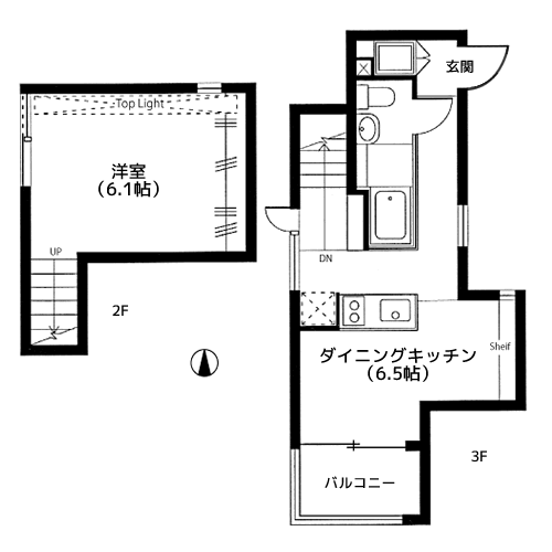 目黒パークヒルズ - 間取り図