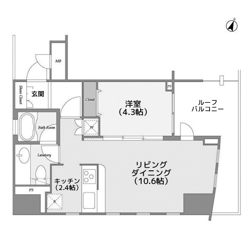 MG目黒駅前 - 間取り図