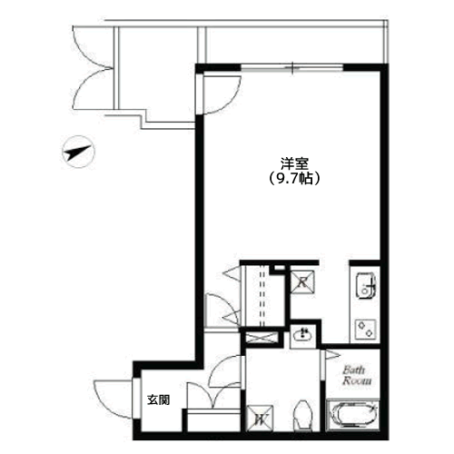 MODULOR祐天寺 - 間取り図