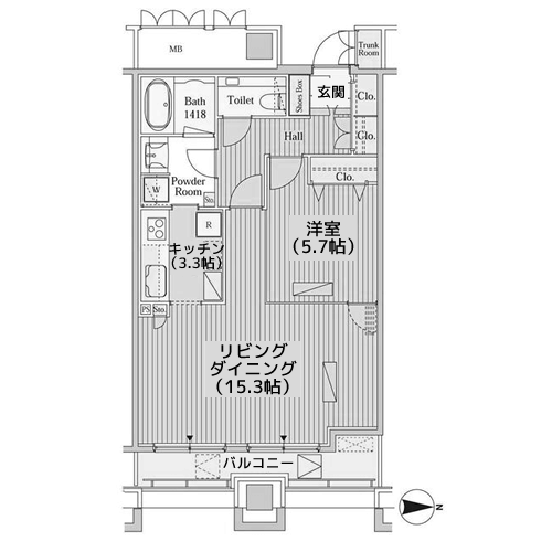MOMENTO SHIODOME - 間取り図