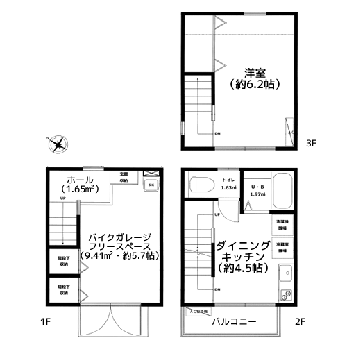 モトラッド目黒 - 間取り図