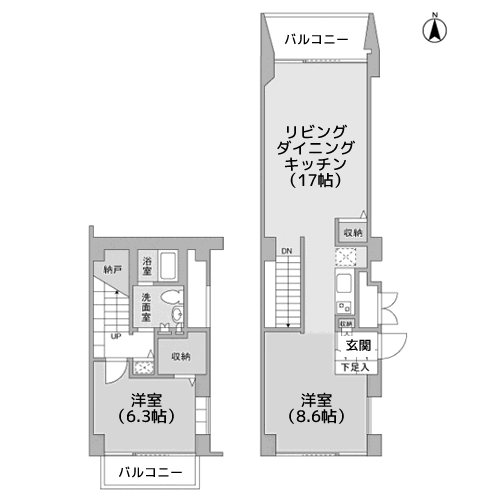 N3ユニテ - 間取り図