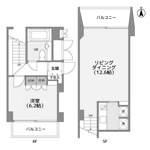 N3ユニテ - 間取り図