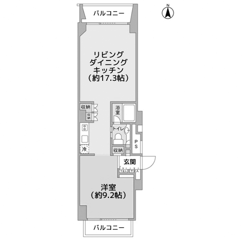 N3ユニテ - 間取り図