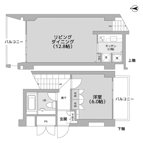 N3ユニテ - 間取り図