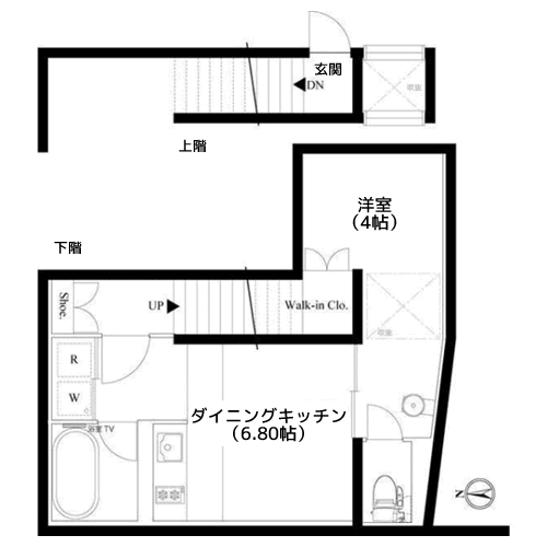 ニューメゾネット白金台 - 間取り図