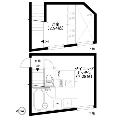 ニューメゾネット白金台 - 間取り図