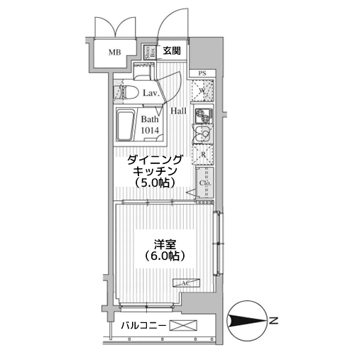 オークスクエア雷門 - 間取り図