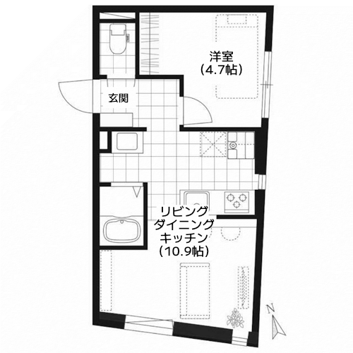 オーキッド尾山台 - 間取り図
