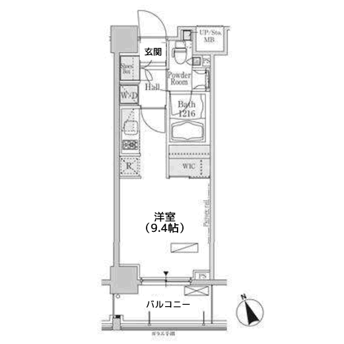 パークアクシス芝浦 - 間取り図