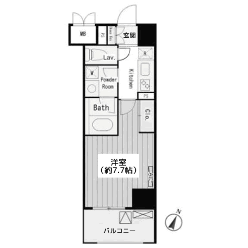 パークサイド湯島台 - 間取り図