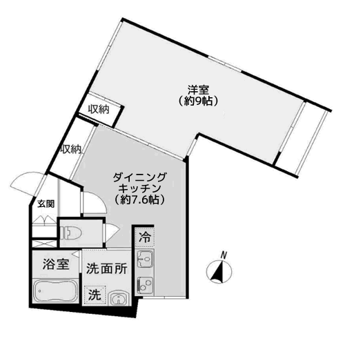 PARK SIDE SPEC Den-en chofu - 間取り図