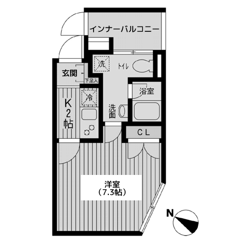 パークサイドスペック田園調布 - 間取り図