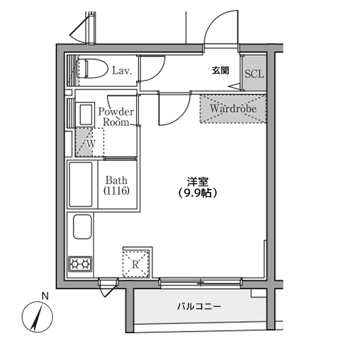 PARK 駒沢大学 - 間取り図