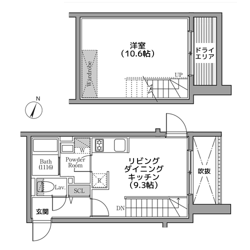 PARK SQUARE 駒沢大学 - 間取り図