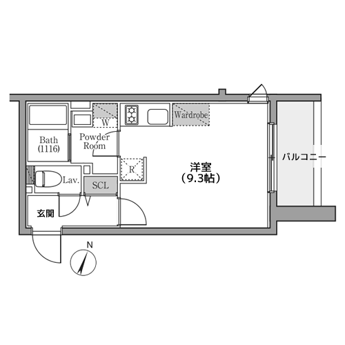 PARK SQUARE 駒沢大学 - 間取り図
