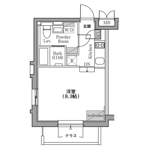 パークスクエア大井町 - 間取り図