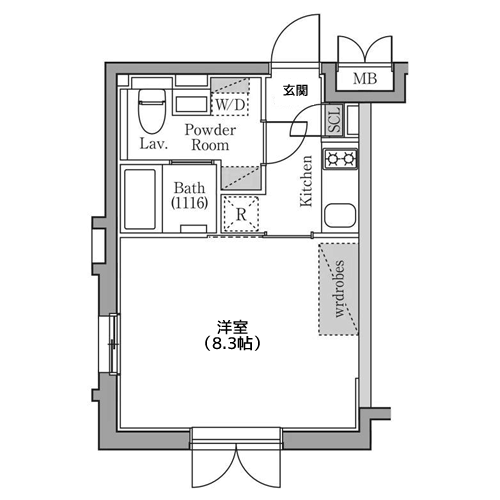 パークスクエア大井町 - 間取り図
