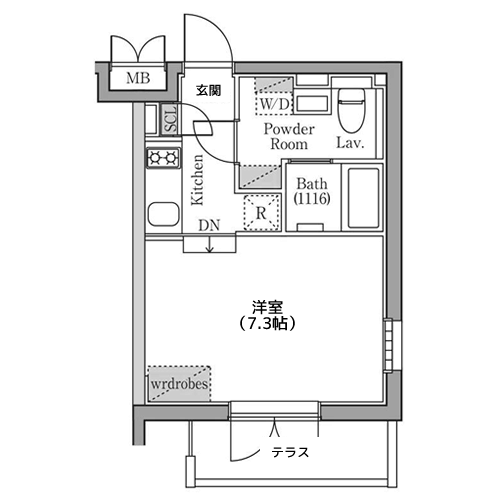 パークスクエア大井町 - 間取り図
