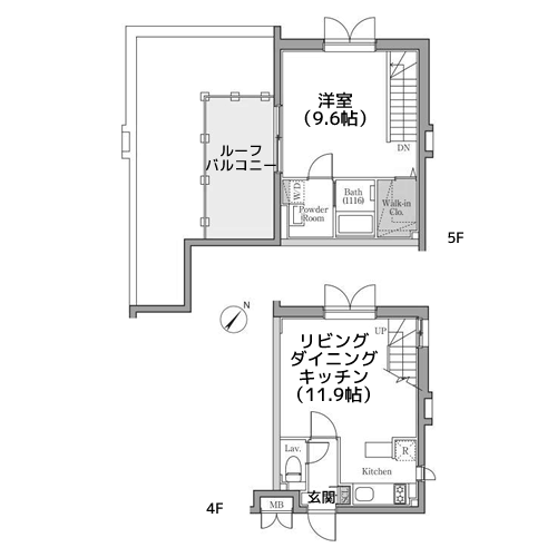 パークスクエア大井町 - 間取り図