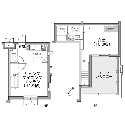 パークスクエア大井町 - 間取り図