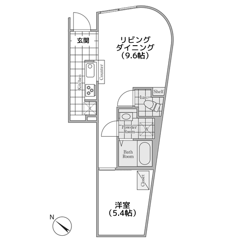 ミリアージュ下北沢 - 間取り図