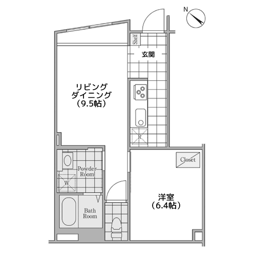 PARK SQUARE下北沢 - 間取り図