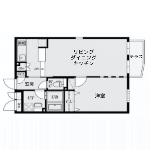 PASEO荏原中延 - 間取り図