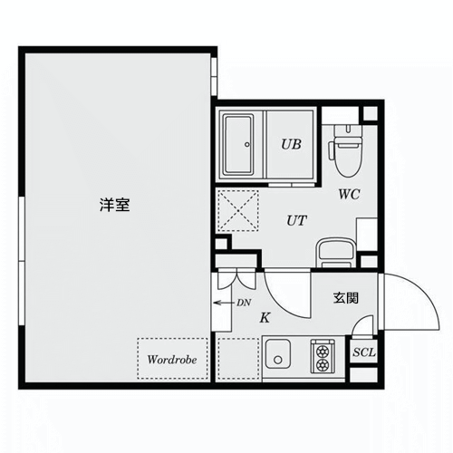 PASEO荏原中延 - A1タイプ間取り図