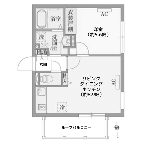 PASEO荏原中延 - 間取り図